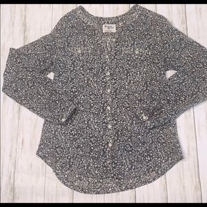 Anthropologie Holding Horses Blutton down